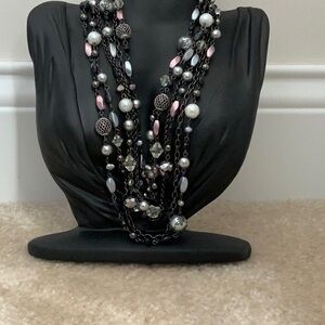 Elegant Multi-Color Beaded Necklace